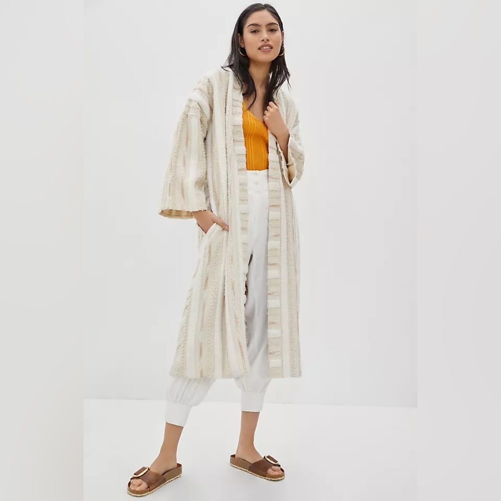 Anthropologie Ollari boho kimono jacket